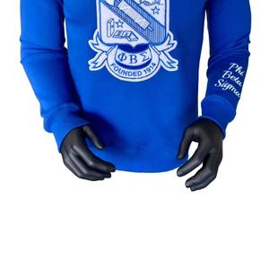 Sudadera Universitaria Personalizada con Cuello Redondo para Hombre, Talla Grande, 100% Algodón, Cuello Redondo con Aplique de Chenilla Bordado, Temporada de Invierno - Product Image 5