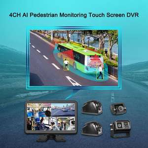 <strong>4</strong> <strong>Channels</strong> 4G GPS 1080P LCD DVR Monitoring Driving <strong>Recorder</strong> with Built-in ADAS DSM and BSD(4ch/5ch/6ch Optional) - Product Image 4