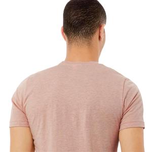 T-shirt col rond à manches courtes en tricot pour homme Chemise vierge décontractée idéale pour la sérigraphie et la conception personnalisée - Product Image 5