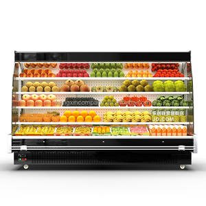 Réfrigérateur à affichage mural de type ouvert <span class=keywords><strong>Vitrine</strong></span> de boissons froides multi-étages avec refroidissement par air pour le stockage des bouteilles - Product Image 2