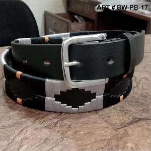 Cinturón Deportivo de Cuero con Bordado a Mano y Logotipo Personalizado, Ropa Ecuestre, Ropa Deportiva para Jinetes, Más Vendido - Product Image 4