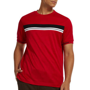 220Grams 100% cotton ringer Men's Oversize <b>Tshirt</b> Plain Blank with Silk Screen Printing Customizable Solid Ringer <b>Tshirts</b> - Product Image 1