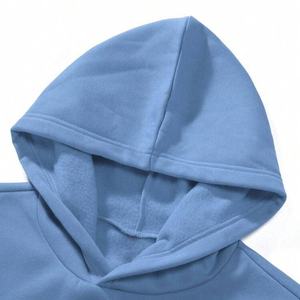 Dernier Style Solide Couleur Puff Impression Hoodies En Gros Personnalisé Hommes Puff Impression Hoodies - Product Image 3