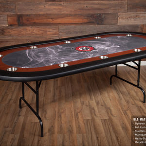 Modern Luxury round Pattern Folding Poker Table Customizable Casino-Selling Wooden Table of Best Quality for <b>Mahjong</b> Gambling - Product Image 2