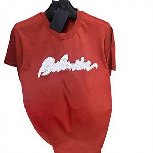 Camiseta de Algodón para Hombre, Talla Grande, con Estampado Animal, 300g, Anti-Pilling, Manga Corta, Cuello Redondo, Casual, Transpirable, Ecológica, OEM, ODM, Logotipo Personalizado - Product Image 1