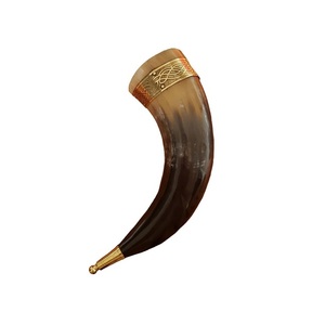 Cuerno para beber de búfalo Natural de estilo nórdico con soporte de cuerno decorativo para eventos de cosplay y juegos de rol a un precio asequible - Product Image 5