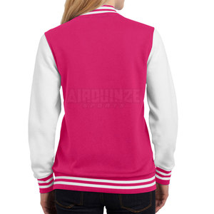 Meilleures ventes Veste d'hiver pour femmes de qualité supérieure style Letterman léger avec logo personnalisé et décoration de boutons - Product Image 2
