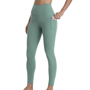 เลกกิ้งโยคะสำหรับผู้หญิงเอวยางยืดระบายอากาศได้ดีดีไซน์ล่าสุด - Product Image 6