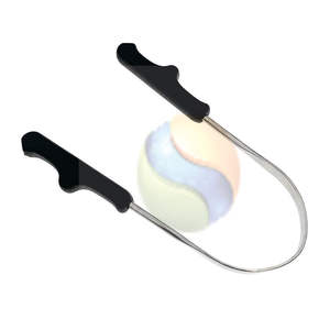 Premium Copper Tongue Scraper Natural Oral Detox Cleaner PureCopper Oral Care Tongue Scraper Bad Breath Removal Tool - Product Image 1