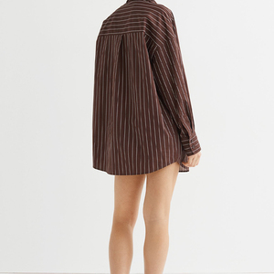 Sin mangas con cuello en V Tie Dye Túnica Tops Casual Swing Shirt Dress Summer Oem Streetwear Tallas grandes disponibles - Product Image 3