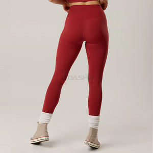 กางเกงเลกกิ้งเอวสูงสำหรับผู้หญิงกางเกงออกกำลังกายฟิตเนสยิมฟิตเนสกระชับก้นระบายอากาศ - Product Image 3