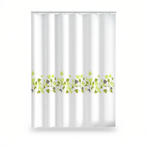VIVAIO Green TTE 1311 1183 Cortina de ducha de tela (180x200cm) para cortinas de ducha Gedy Premium Size Custom Fit - Product Image 2