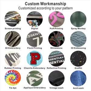 เสื้อยืดผ้าฝ้ายทรงพอดีตัวสำหรับผู้ชายผ้าถักนิตติ้งสีพื้นระบายอากาศได้ดี200-360gsm โลโก้ตามสั่ง - Product Image 6