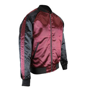 2025 chaqueta universitaria personalizada para hombre, cuello levantado, parche bordado de bombardero con letras, gran oferta, ropa informal de invierno al por mayor - Product Image 3