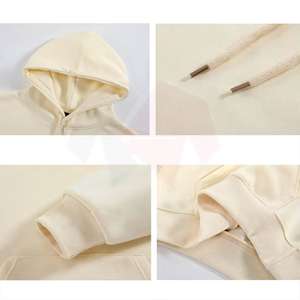 เสื้อฮู้ดดีไซน์เองคุณภาพสูง เสื้อสเวตเชิ้ตแบบยูนิเซ็กซ์ สีพื้น รับผลิตแบบ OEM ODM ขายส่ง มีตัวเลือกแบบโอเวอร์ไซส์และสลิมฟิต - Product Image 5