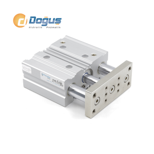 Cilindro Neumático Magnético de Doble Rodamiento Serie PGB 63, Estructura de Acero y Aluminio, Componentes Principales del Pistón, Nuevo y Usado - Product Image 1