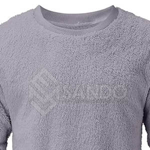 เสื้อสเวตเชิ้ตผ้าเชอร์ปาสำหรับผู้ชาย, เสื้อสเวตเชิ้ตผ้าคอตตอน100% เสื้อสเวตเชิ้ตลำลองผ้าเชอร์ปาสำหรับผู้ชาย - Product Image 5