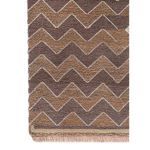 Alfombra de Lana y Seda de Bambú Anudada a Mano Freedom Manchaha Rosa Púrpura, 10 mm, Geométrica, Rectangular, para el Hogar, el Suelo del Pasillo - Les-8351 - Product Image 4