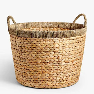 Water <b>Hyacinth</b> <b>Baskets</b> Vietnam Natural Handmade Artisan Storage Water <b>Hyacinth</b> <b>Baskets</b> Perfect For Export And Retail Shops - Product Image 1