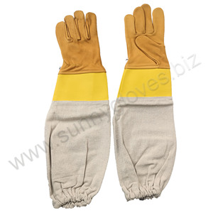 ถุงมือป้องกันผึ้งถุงมือหนังวัวสำหรับเลี้ยงผึ้ง - Product Image 2