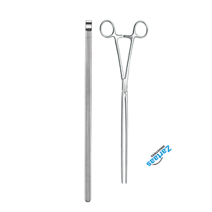 Pinzas de abrazadera intestinal Scudder de acero inoxidable de alta calidad, fabricante de instrumentos quirúrgicos rectos de 33cm / 13" - Product Image 3