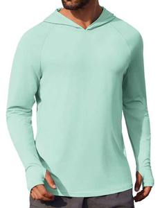 Vente en gros de Upf50 + Sweat à capuche de pêche Protection Uv Respirant Maillot de pêche à manches longues Tops Gear Manufacturer Private Label - Product Image 6