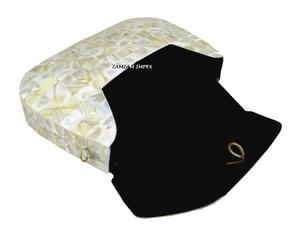 2025 LUJO NUEVA LLEGADA MADRE DE PERLA Y MOSAIC DE METAL BOLSA DE MANO DE FIESTA - Product Image 3