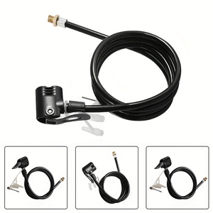 Tuyau de pompe antigel universel pour vélo, tête en métal, 80cm/125cm, compatible avec les valves Schrader Presta <span class=keywords><strong>Dunlop</strong></span>, convient aux anciens et nouveaux modèles - Product Image 2
