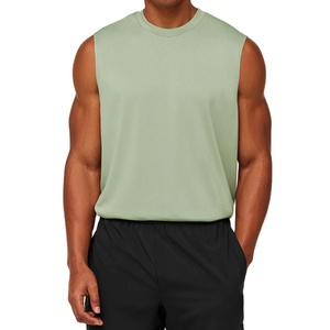 Sport Sleeveless Basketball Workout Clothes Training Bodybuilding <b>Singlet</b> <b>For</b> <b>Men</b> Quick Dry Vintage Knitted Tank Top Sports - Product Image 1