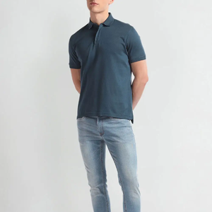 เสื้อเชิ้ตผู้ชายยอดนิยม ผ้าฝ้าย 100% คอตั้ง ระบายอากาศได้ดี ไม่เป็นขุย เป็นมิตรกับสิ่งแวดล้อม สไตล์ลำลอง แขนสั้น ผ้าบรอดคลอธ จากปากีสถาน - Product Image 4