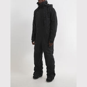 เสื้อแจ็กเก็ตสกีสำหรับผู้ชายสีดำกันลมกันน้ำสำหรับฤดูหนาวชุดสกีสโนว์บอร์ดแบบเต็มตัวสำหรับผู้ชาย - Product Image 6