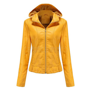 Chaquetas de Cuero para Motocicleta de Diseño Delgado y Ajustado para Mujer, Servicio OEM, la Mejor Calidad, Ropa de Invierno Transpirable - Product Image 1