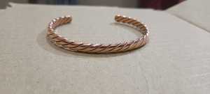 Black Rustic <b>Pure</b> <b>Copper</b> 100 % Original <b>Copper</b> Rustic Polished Bangle for Woman From India - Product Image 4