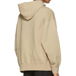 Sudadera con capucha recortada Hombres Peso pesado French Terry Hombro de gran tamaño Pantalla impresa Streetwear Sudadera con capucha térmica - Product Image 6