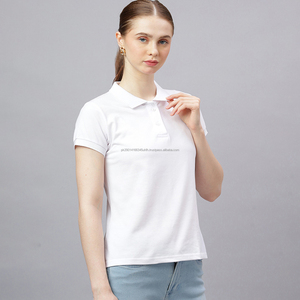 Camisetas Polo de Golf sin Mangas con Cuello en V de Poliéster y Elastano para Mujer, con Logotipo Personalizado Fit2Fight, Impresión o Bordado - Product Image 3