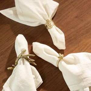 Ensemble de 6 ronds de serviette en fer de style antique pour la décoration de la table à manger, les fêtes à la maison et les décorations de fête saisonnières. - Product Image 6