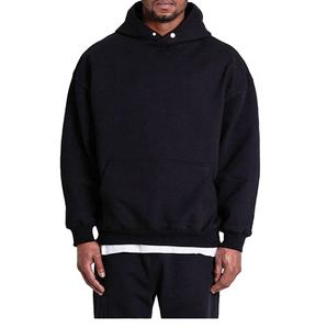 Sudadera con Capucha Extra Grande, 100% Algodón, con Bolsillos Funcionales y Hombros Caídos, para Hombre, Sudadera Personalizada 2026 - Product Image 1