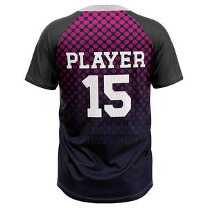 Nuevo Diseño de Camiseta de Béisbol con Logotipo Personalizado 2025, Camiseta de Béisbol Hecha a Medida Más Vendida de Pakistán - Product Image 3