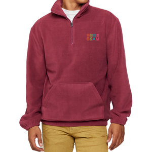 100% Polyester Exclusive Full Zip up <b>Stand</b> Collar Men's Polar Fleece Jackets From Bangladeshi Manufacturer With Customized Logo - Product Image 5