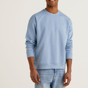 เสื้อสเวตเตอร์คอกลมแขนยาวของผู้ชายผ้าคอตตอน100% แห้งเร็วเป็นมิตรกับสิ่งแวดล้อม - Product Image 1