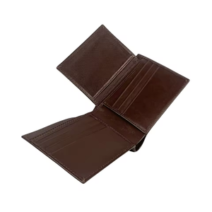 Cartera de Hombre al por Mayor con MOQ Bajo, Cartera Corta de Cuero Genuino para Hombre, Multitarjetas, de Alta Calidad, Personalizable 2026 - Product Image 1