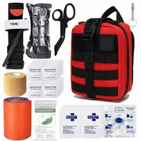 Bolsa Táctica Médica a Prueba de Agua, Botiquín de Primeros Auxilios, Botiquín de Emergencia con Sello EN EL Pecho, Bolsa Salvavidas Manual para Exteriores