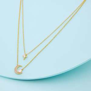 Collier superposé chic et tendance - 192196 - Product Image 1