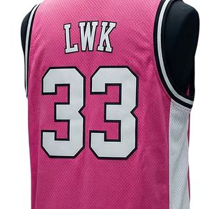 Camiseta de Baloncesto Personalizada para Hombre, 100% Poliéster, Sin Mangas, Sublimada, para Deportes de Verano - Product Image 5