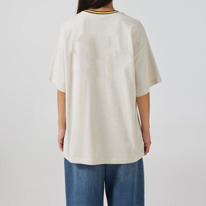 Maillot Boxy de luxe personnalisé à épaules tombantes en maille polyester vintage à sublimation pour femmes maillot éventail Boxy - Product Image 3