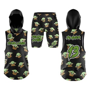 Tenues de football américain pour équipe adulte, respirantes, légères, 7V7 et 7on7, imprimées par sublimation, compression, 100% polyester - Product Image 3