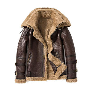 Vestes en cuir formelles élégantes de haute qualité avec col montant et logo avant écologique et imperméable - Product Image 4