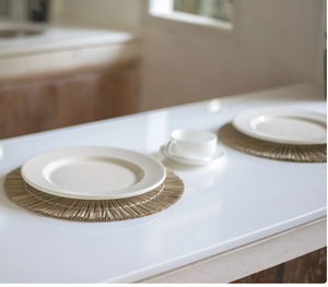 Napperon en jonc de mer de 35 cm en bambou Napperon écologique au design attrayant - Product Image 5