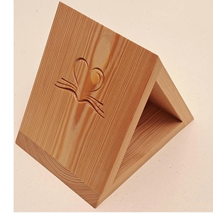 Nuevo soporte de Página de Libro de madera personalizado superventas de lujo hecho a mano de madera triángulo libro resto marcapáginas de madera estantería - Product Image 5