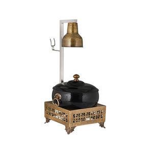 Réchaud au design classique de qualité exclusive, couleur or rose, de haute qualité. - Product Image 4